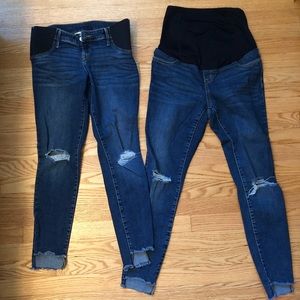 2 pairs Isabel Maternity jeans size 2